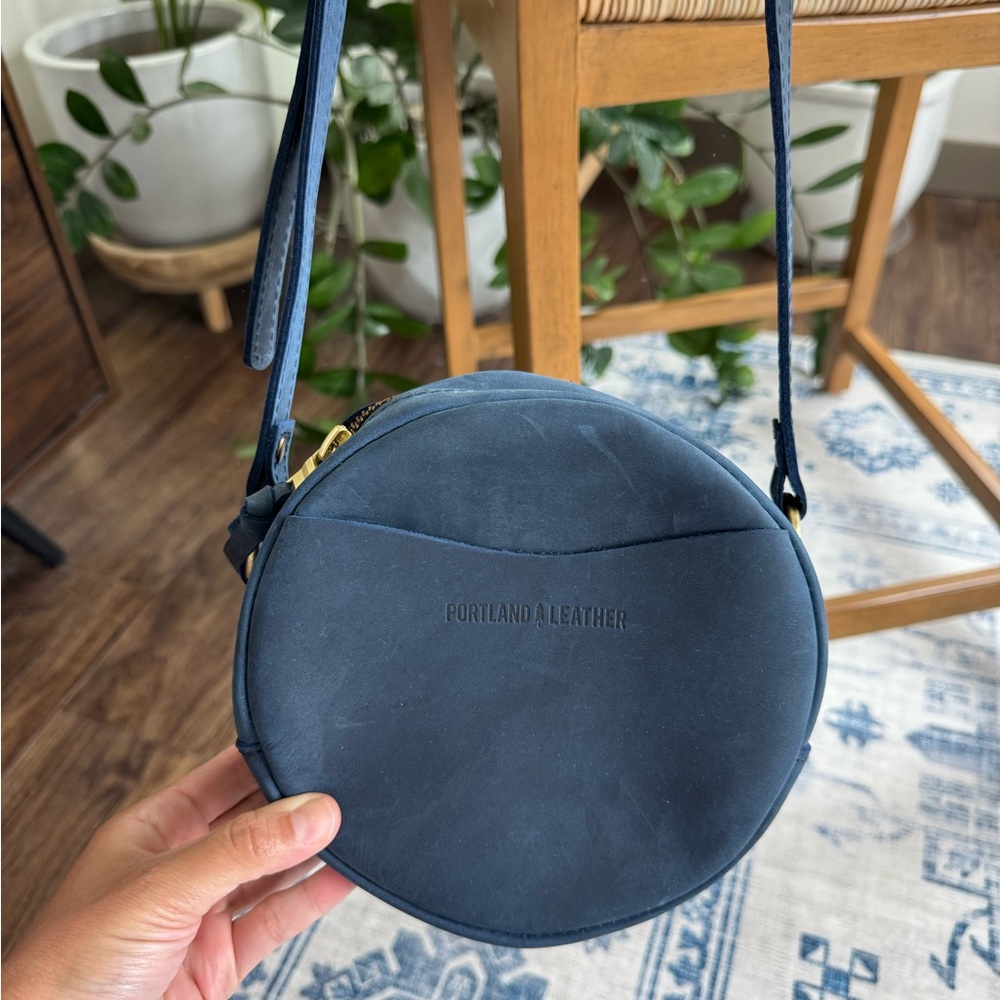 NWOT deep water circle portland leather crossbody bag - Picture 3 of 7